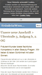 Mobile Screenshot of fraeuleinwunder-frankfurt.com
